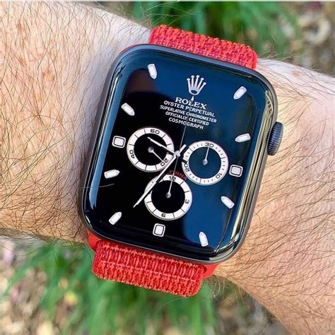 apple watch rolex zifferblatt